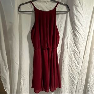 Francesca’s Miami Red Wine Summer Dress | M NWT